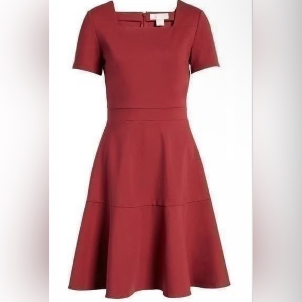 Rachel Parcell Classic Red Midi Dress NWT